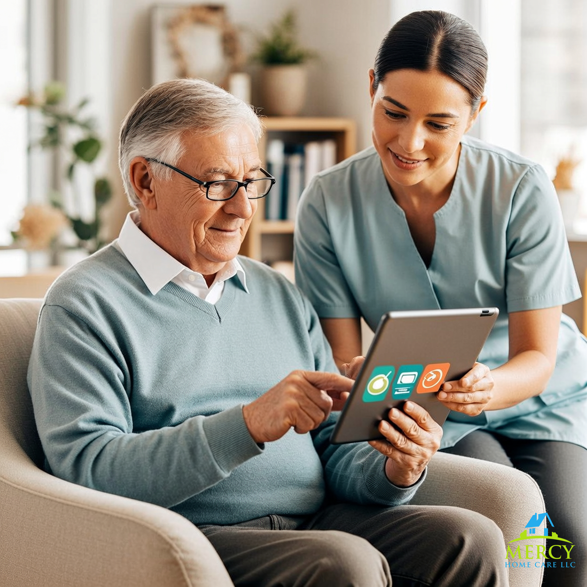 How Does Technology for Senior Care Help Families Stay Connected?